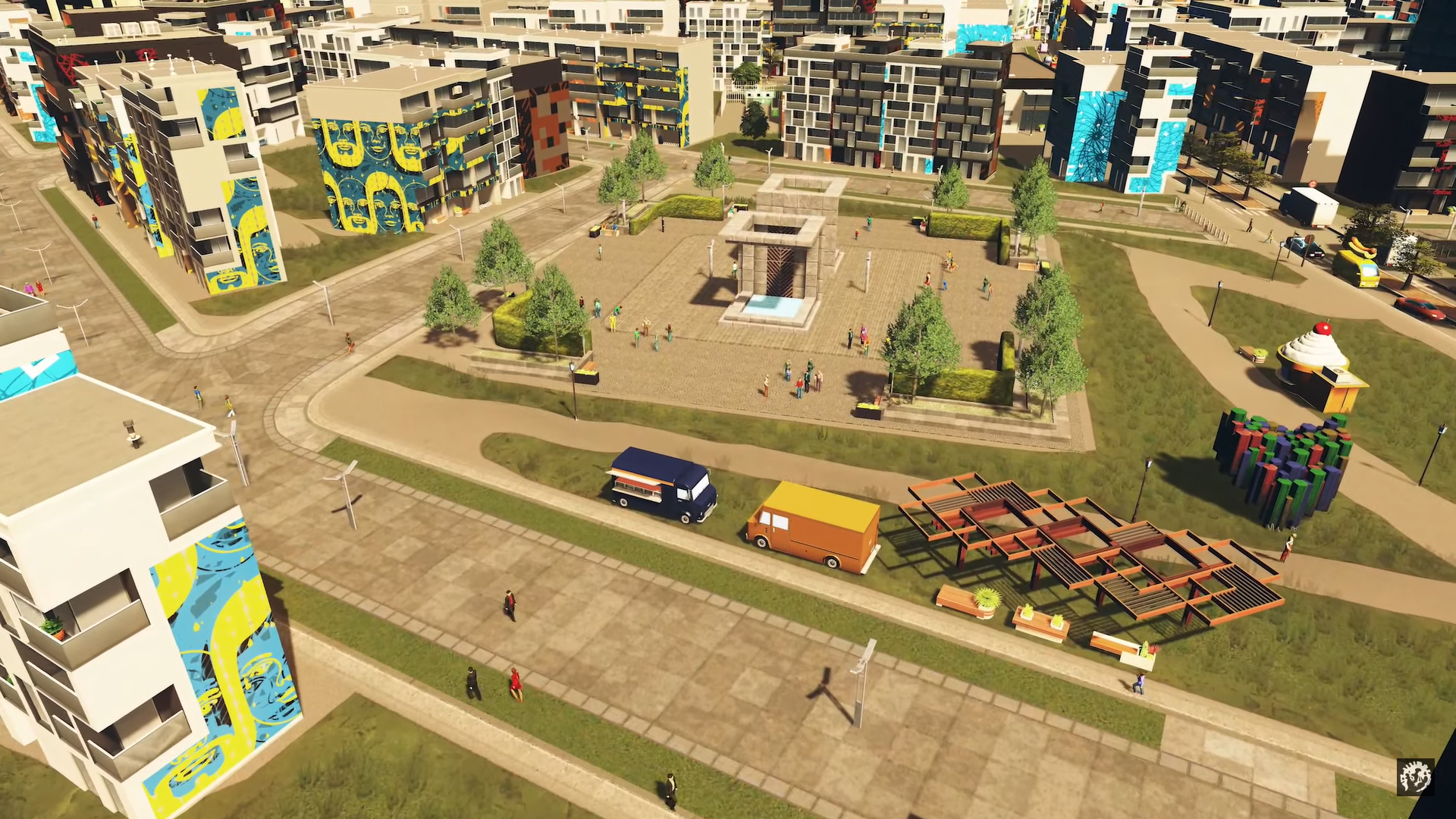 Cities Skylines Plazas Promenades DLC 001