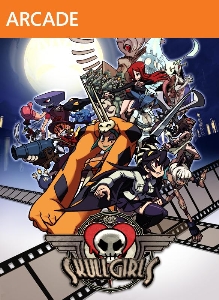 Skullgirls box art 360 arcade