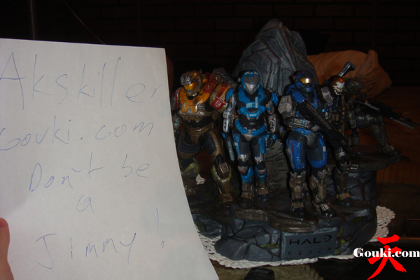 Halo Reach giveaway winner Don't be a Jimmy