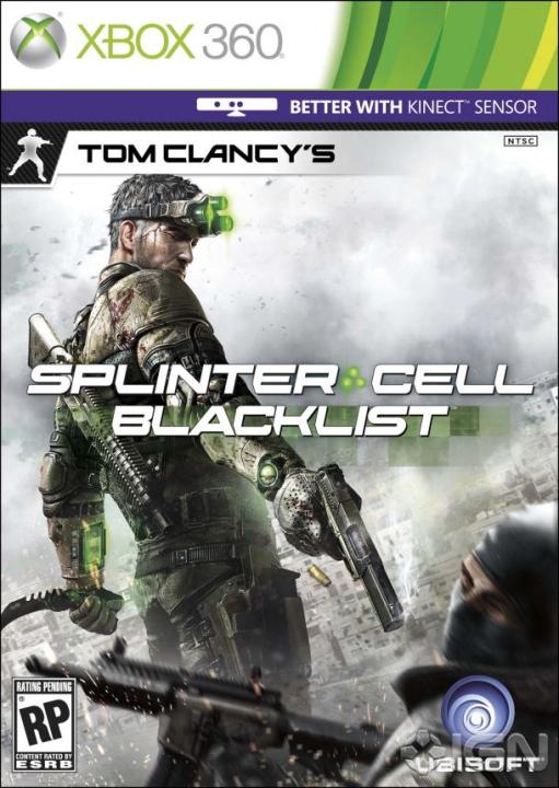 Splinter Cell Blacklist Box Art kinect