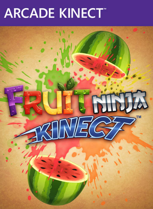 Fruit Ninja Kinect box art